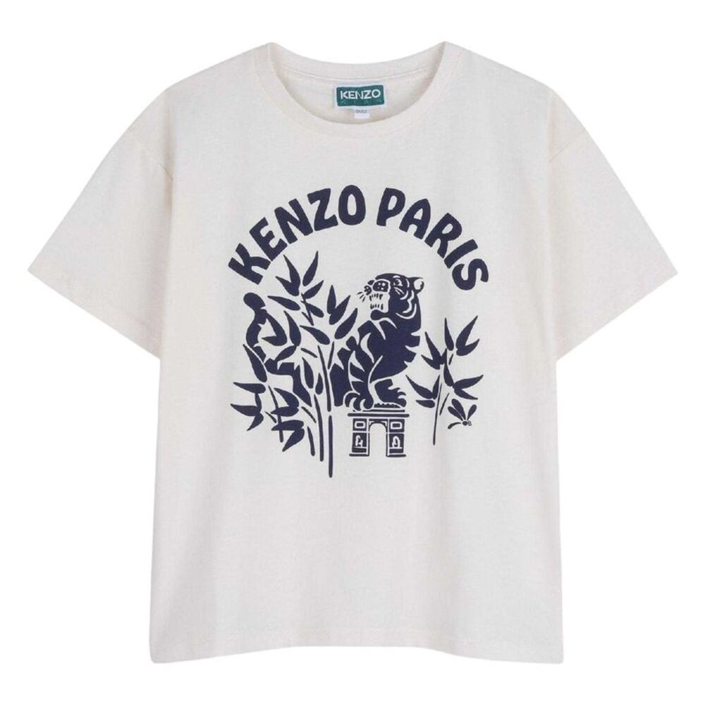 Kenzo Childrens/Kids Paris T-Shirt / Cream